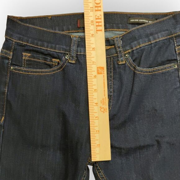 NWOT BDG High Rise Cigarette Ankle dark blue Jeans size 26/30 - Picture 3 of 10